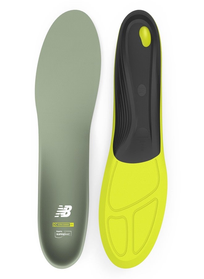 SUPERfeet New Balance Running Cushion CFX Shoe Inserts - Arch Support for Runners - Dual Comfort Foam - Unisex - 9.5-11 Men / 10.5-12 Women - Image 1